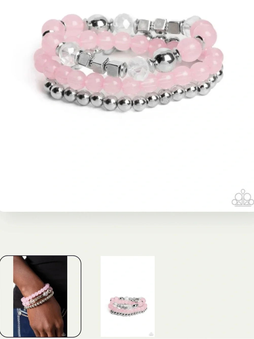 🩷◻️🩷 “CUBE YOUR ENTHUSIASM” PINK BRACELET ~ PAPARAZZI❗️ 🩷◻️🩷 3 IN 1❗️